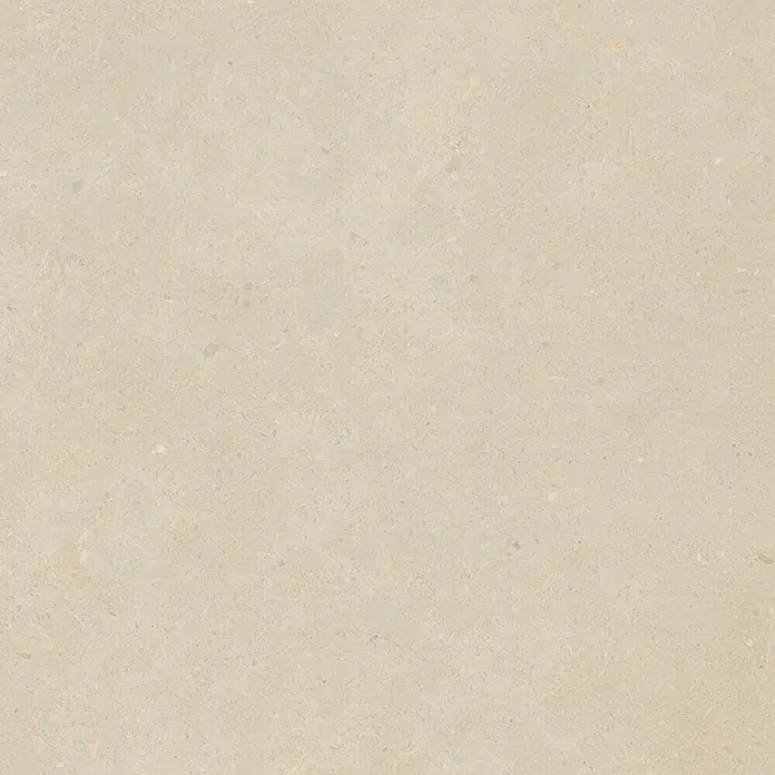 Feinsteinzeug in matter beiger Betonoptik 60x60 - Italienische Fliesen -  - Helle beige Beton- oder Steinoptik mit feinen Sprenkeln und leichter Maserung.