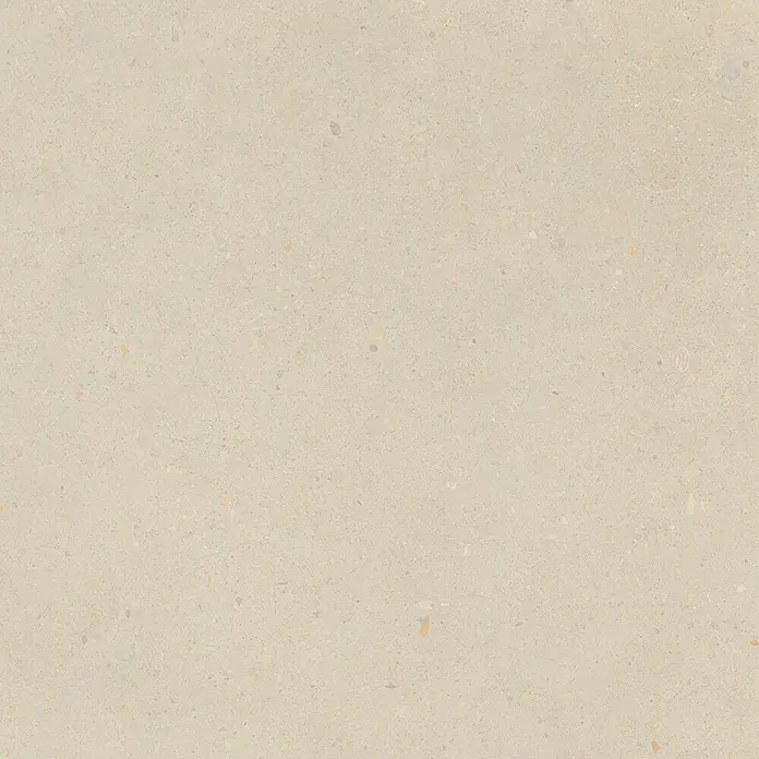 Feinsteinzeug in matter beiger Betonoptik 60x60 - Italienische Fliesen -  - Helle beige gesprenkelte Steinstruktur, ideal für moderne Innenausstattung.
