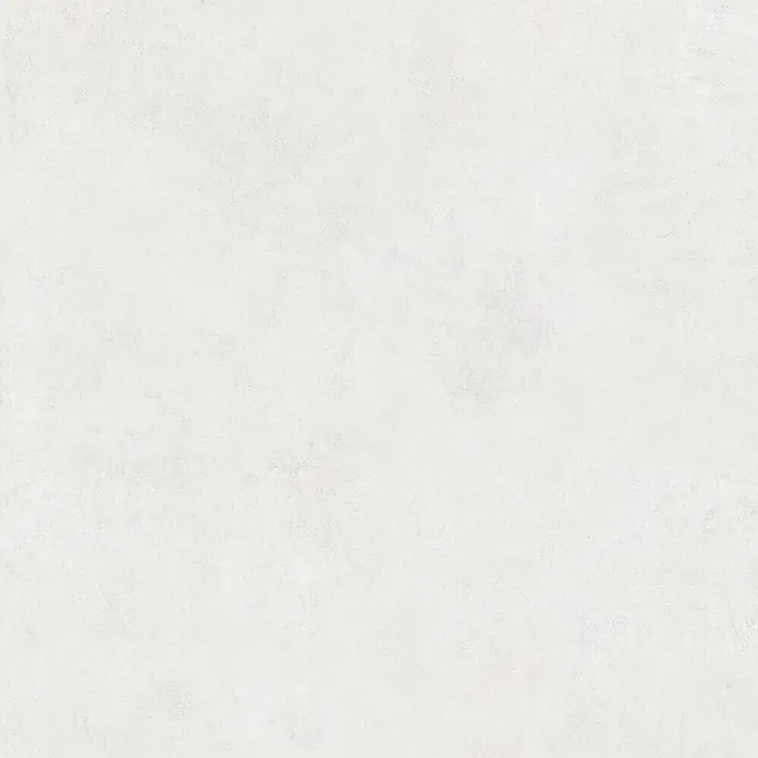 Feinsteinzeug in weißer Betonoptik 120x120 - Italienische Fliesen -  - Dezente hellgraue Texturoberfläche, wie Beton oder Putz.