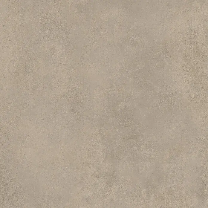 Feinsteinzeug in spachtelartiger brauner Harzoptik 80x80 - Ital. Fliesen -  - Strukturierte beige Betonoptik-Oberfläche.