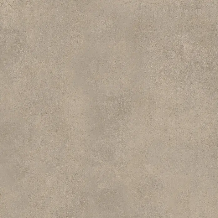 Feinsteinzeug in spachtelartiger brauner Harzoptik 80x80 - Ital. Fliesen -  - Beige-graue Betonoptik-Oberflächentextur.