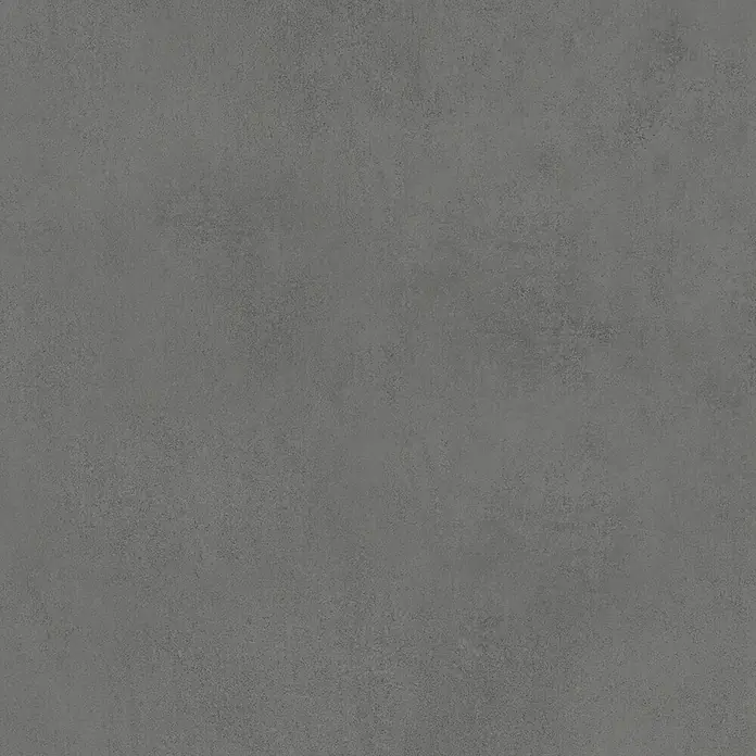 Feinsteinzeug in spachtelartiger schwarzer Harzoptik 60x60 - Ital. Fliesen -  - Dunkelgraue Betontextur mit subtilen Variationen.