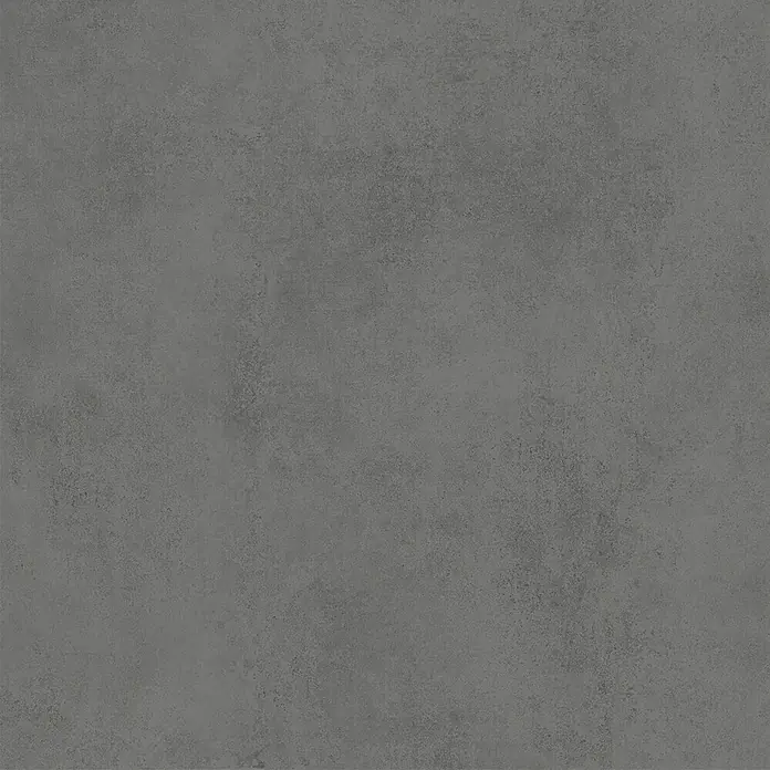 Feinsteinzeug in spachtelartiger schwarzer Harzoptik 60x60 - Ital. Fliesen -  - Dunkelgraue, leicht raue Beton- oder Industrieoberfläche, ideal für Hintergründe oder Böden.