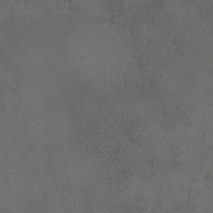 Feinsteinzeug in spachtelartiger schwarzer Harzoptik 60x60 - Ital. Fliesen -  - Texturierte dunkelgraue Betonoberfläche.