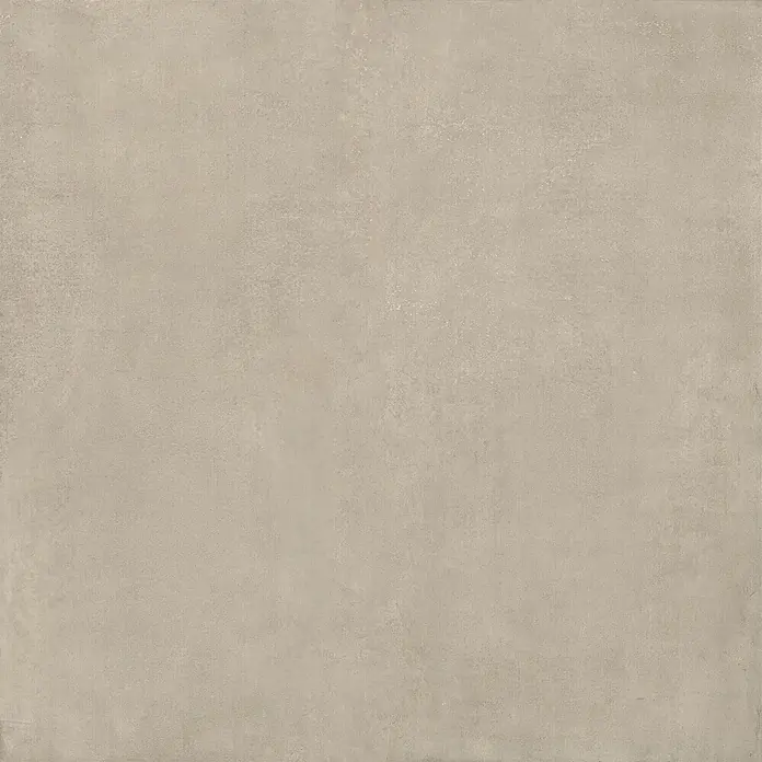 Feinsteinzeug in Betonoptik 120x120 - Italienische Fliesen -  - Texturierte, hellgrau-beige Fliese für Böden und Wände.
