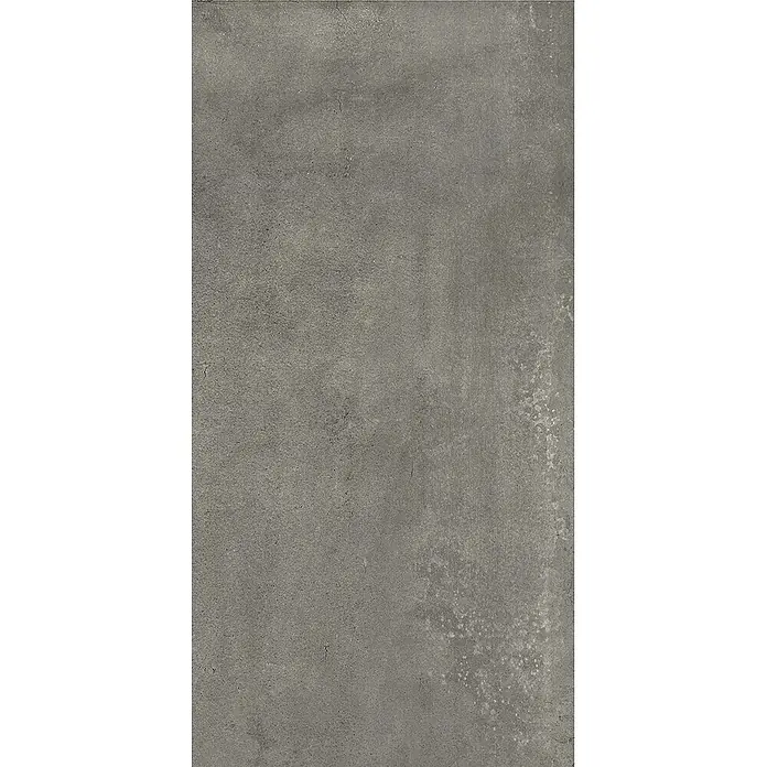 Feinsteinzeug in schwarzer Betonoptik 30x60 - Italienische Fliesen -  - Dunkelgraue Beton- oder Zementtextur mit subtilen Variationen und leichten Rissen.
