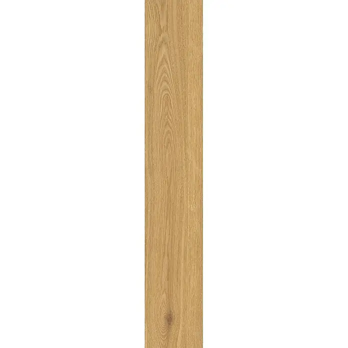 Feinsteinzeug in Caramello Holzoptik 20x120 - Italienische Fliesen -  - Helles Holzpaneel mit natürlicher Maserung, ideal für Böden oder Möbel.