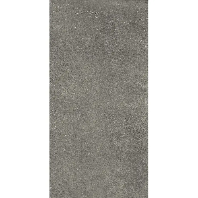 Feinsteinzeug in schwarzer Betonoptik 30x60 - Italienische Fliesen -  - Dunkelgraue, strukturierte Bodenfliese mit subtilen Variationen.