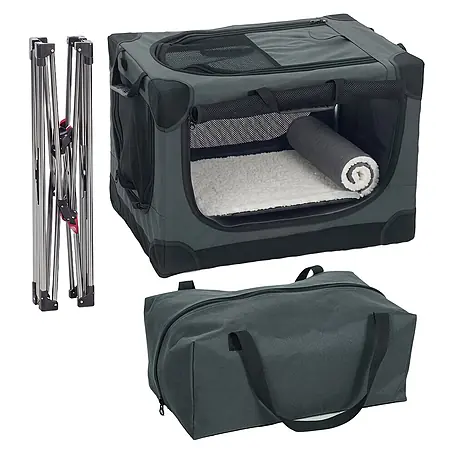 PawHut Katze Transporttasche Grün 60L x 42B x 43H cm