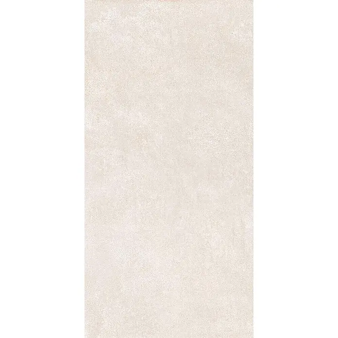 Feinsteinzeug in elfenbeinfarbener Betonoptik 30x60 - Italienische Fliesen -  - Hellbeige, strukturierte Fliese mit dezentem Betoneffekt.