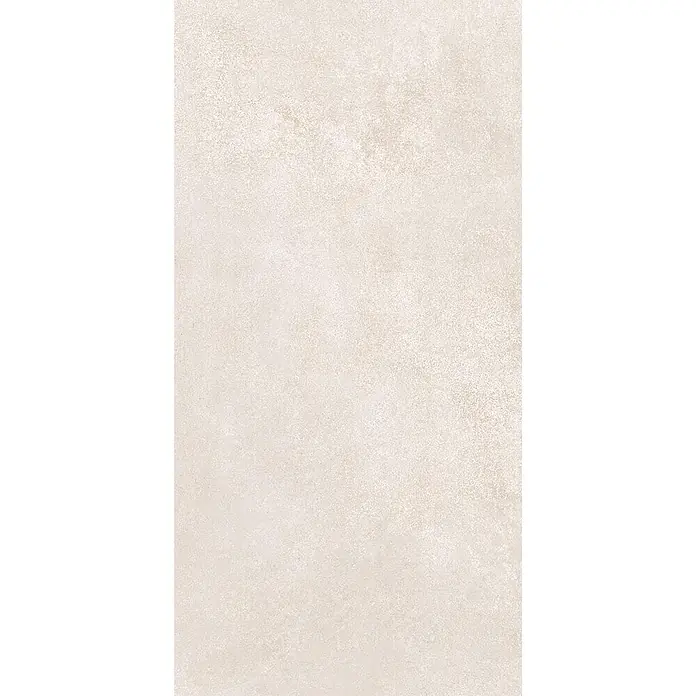 Feinsteinzeug in elfenbeinfarbener Betonoptik 30x60 - Italienische Fliesen -  - Hellbeigefarbene strukturierte Fliese mit feiner, körniger Oberfläche.