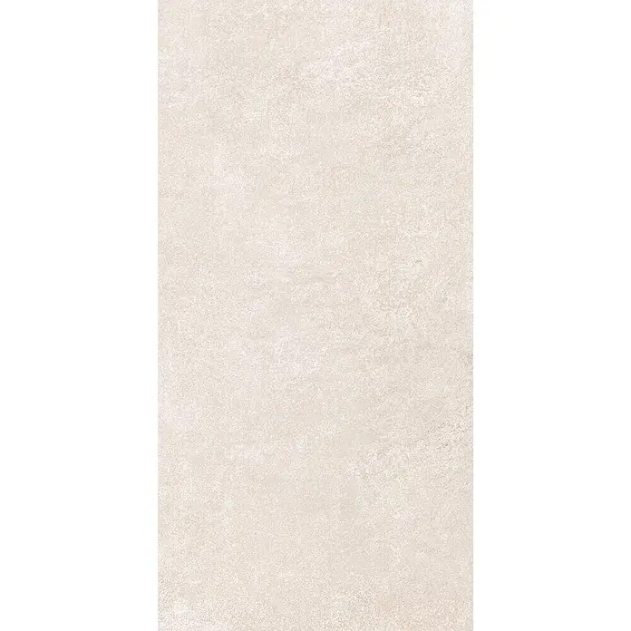 Feinsteinzeug in elfenbeinfarbener Betonoptik 30x60 - Italienische Fliesen -  - Helle, beigefarbene strukturierte Fliese mit dezenter Steinoptik.