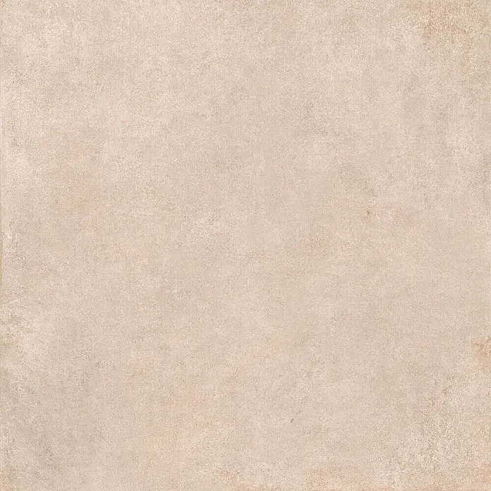 Feinsteinzeug in beiger Betonoptik 120x120 - Italienische Fliesen -  - Texturierte hellbeige Fliese mit subtiler Steinoptik.