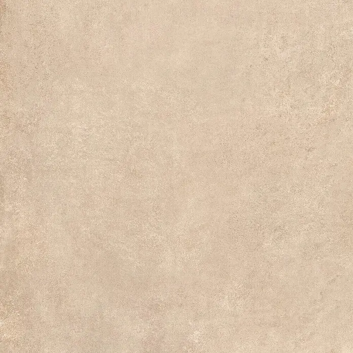 Feinsteinzeug in moderner beiger Betonoptik 80x80 - Italienische Fliesen -  - Helle, beige strukturierte Oberfläche, ähnlich einer Keramik- oder Steinfliese.