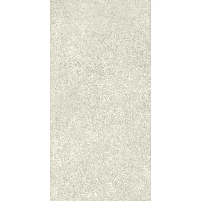 Feinsteinzeug in weißer Betonoptik 30x60 - Italienische Fliesen -  - Helle beige, dezent texturierte Fliese mit matter Oberfläche.