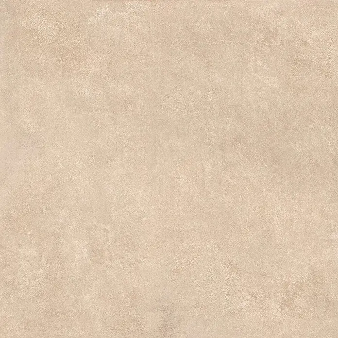 Feinsteinzeug in moderner beiger Betonoptik 80x80 - Italienische Fliesen -  - Helle beige texturierte Fliese mit matter Oberfläche, die Naturstein oder Beton ähnelt für moderne Innenräume.