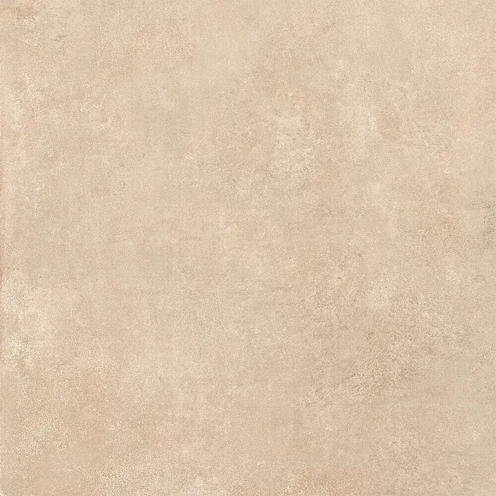 Feinsteinzeug in moderner beiger Betonoptik 80x80 - Italienische Fliesen -  - Helle beige Texturfliese, die einen Naturstein-Look für Böden oder Wände bietet.