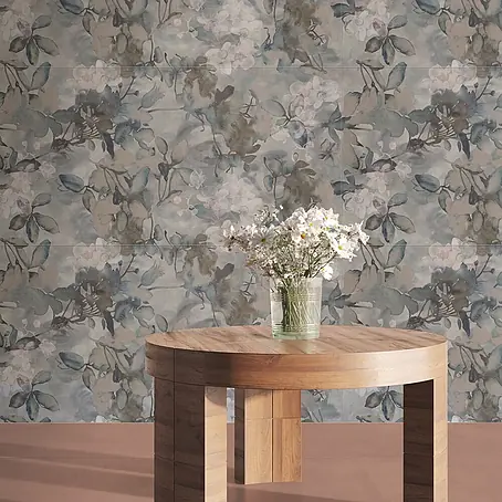 Dekorierte Wandfliese aus Feinsteinzeug 01 60x120 - Italienische Fliesen
