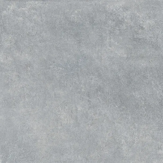 Feinsteinzeug in dunkelgrau Betonoptik 60x60 - Italienische Fliesen -  - Hellgraue, matte Beton- oder Steinoptikfliese mit subtilen Texturvariationen.