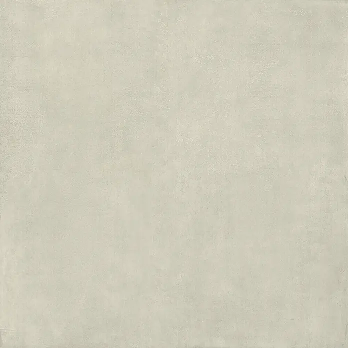 Feinsteinzeug in weißer Betonoptik 120x120 - Italienische Fliesen -  - Helle beige Fliese in Betonoptik mit feiner, texturierter Oberfläche.