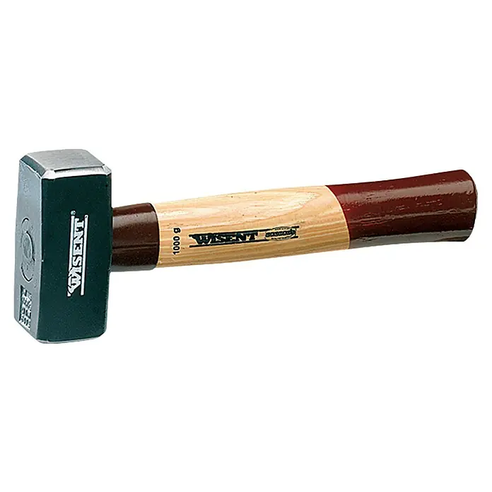 Wisent Fäustel - 1.000 g, Holz Hickory - Diagonale Ansicht