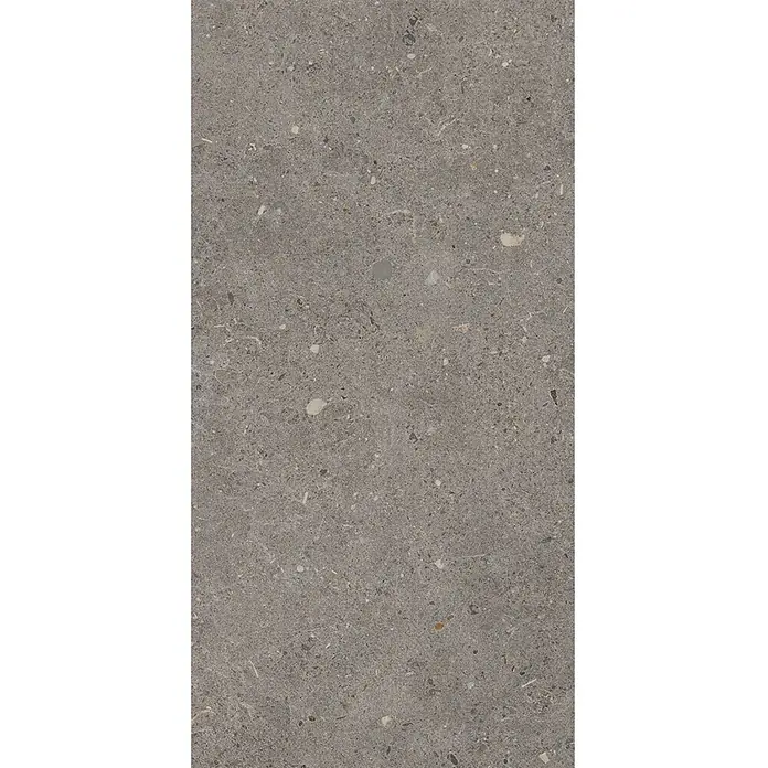 Design-Feinsteinzeug brauner matter 30x60 - Italienische Fliesen -  - Strukturierte dunkelgraue Fliese mit gesprenkeltem Verbundstein-Look.
