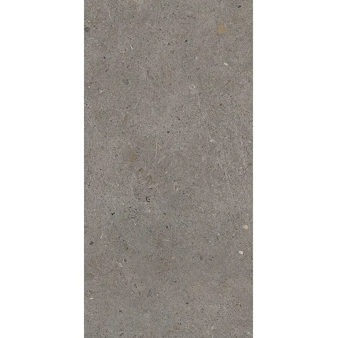 Design-Feinsteinzeug brauner matter 30x60 - Italienische Fliesen -  - Dunkelgraue gesprenkelte Fliese in Betonoptik, ideal für moderne Boden- oder Wandgestaltung.
