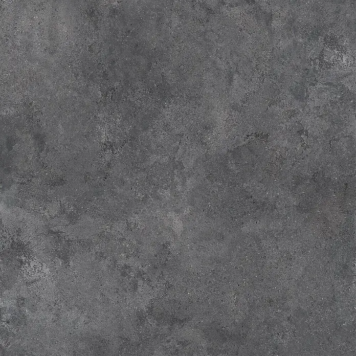 Feinsteinzeug in schwarzer Betonoptik 120x120 - Italienische Fliesen -  - Dunkelgraue, strukturierte Oberfläche in Beton- oder Steinoptik, ideal für Böden oder Wände.