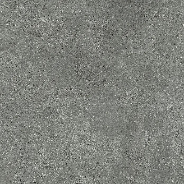 Feinsteinzeug in strukturierter grauer Betonoptik 80x80 - Ital. Fliesen -  - Dunkelgraue, texturierte Oberfläche in Naturstein- oder Betonoptik.