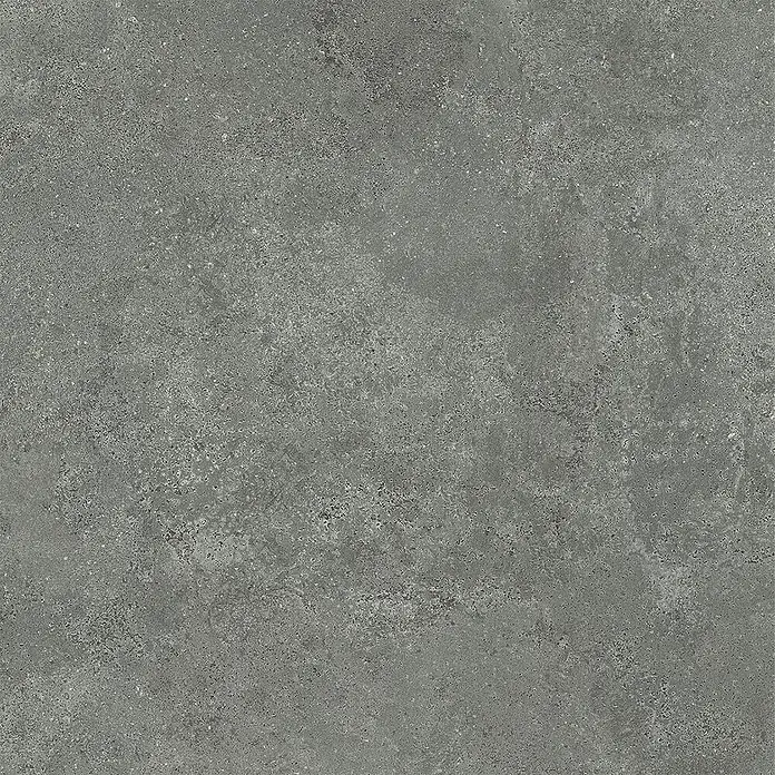 Feinsteinzeug in strukturierter grauer Betonoptik 80x80 - Ital. Fliesen -  - Dunkelgraue, strukturierte Oberfläche mit Beton-Optik.