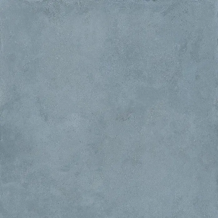 Feinsteinzeug in blauer Betonoptik 120x120 - Italienische Fliesen -  - Strukturierte blaugraue Fliese in Zementoptik.