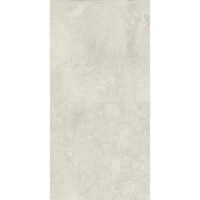 Feinsteinzeug strukturierter elfenbein Betonoptik 30x60 - Ital. Fliesen -  - Hellgraue Fliese in Zementoptik mit feiner Textur.