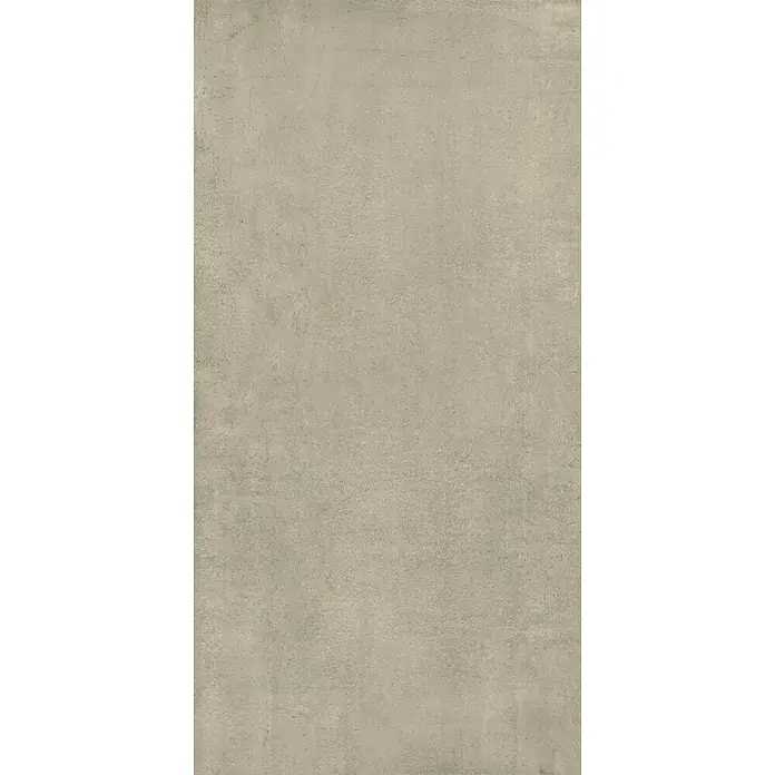 Feinsteinzeug in zeitgenössischer taupefarbener Betonoptik 60x120 -  - Hellgraue, leicht texturierte Oberfläche in Beton- oder Steinoptik.