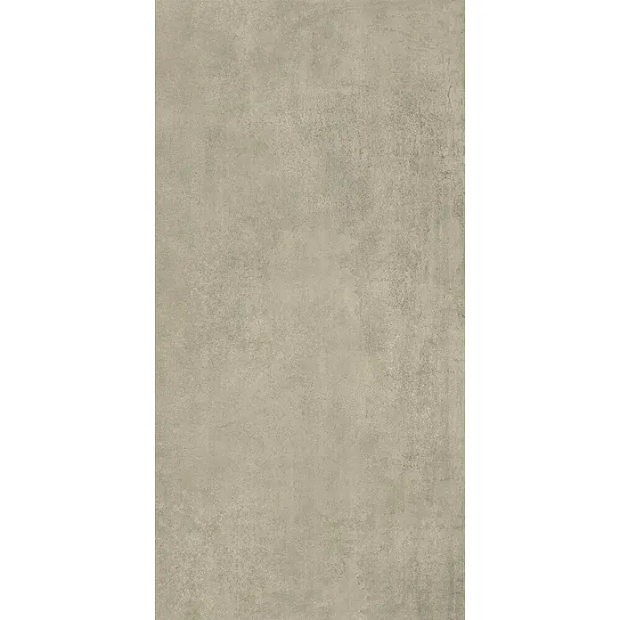 Feinsteinzeug in zeitgenössischer taupefarbener Betonoptik 60x120 -  - Hellgraue, texturierte Fliese in Betonoptik, geeignet für Böden oder Wände.