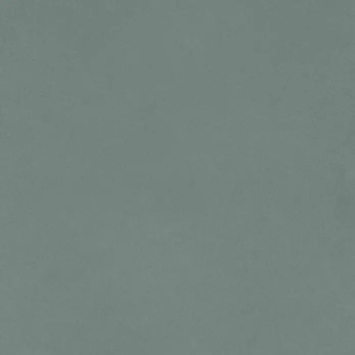 Feinsteinzeug in farbiger salbeigrüner Betonoptik 60x60 - Ital. Fliesen -  - Gedämpfter blaugrüner Stoff oder Oberfläche mit weicher, gleichmäßiger Textur.