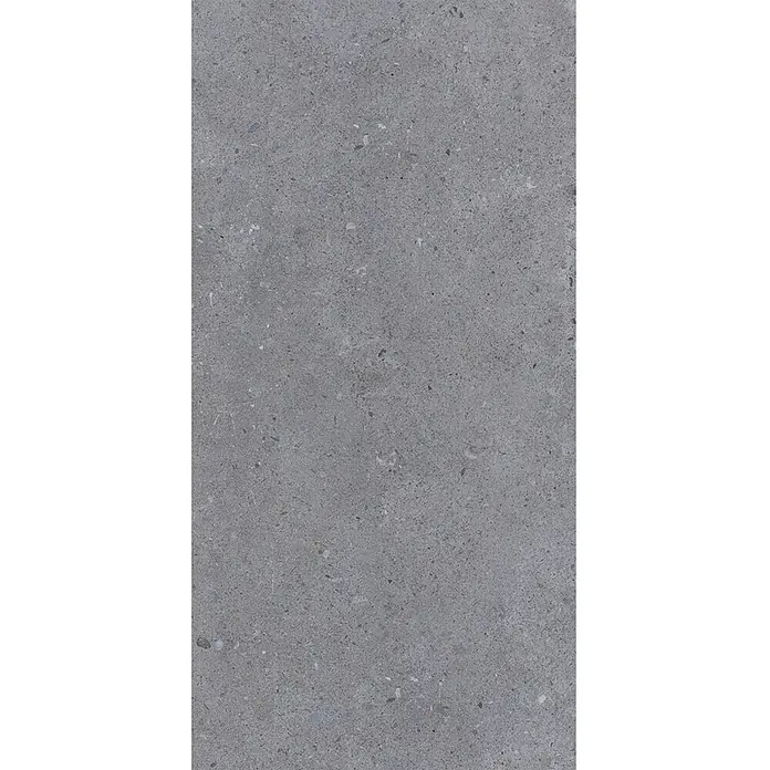 Design-Feinsteinzeug dunkelgrauer matter 30x60 - Italienische Fliesen -  - Graue gesprenkelte Fliese in Betonoptik, geeignet für strapazierfähige Boden- und Wandbeläge.