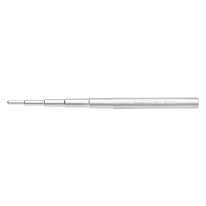 Matador Stufendrehstift - Schlüsselweite: 6 mm - 32 mm - Das Bild zeigt einen Matador 3-2 Zentrierdorn, ein Präzisionswerkzeug aus Metall, das für genaue Zentrierarbeiten verwendet wird.