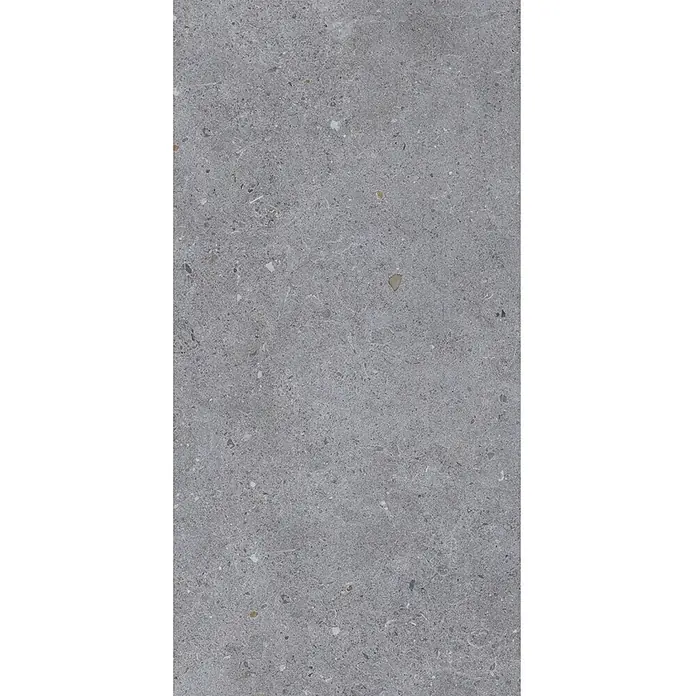 Design-Feinsteinzeug dunkelgrauer matter 30x60 - Italienische Fliesen -  - Graue, gesprenkelte Fliese mit Beton-/Terrazzo-Optik, geeignet für Böden und Wände.