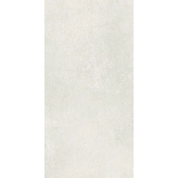 Feinsteinzeug in weißer Harzoptik 30x60 - Italienische Fliesen -  - Helle, texturierte Oberfläche in Grau mit feinen Sprenkeln.