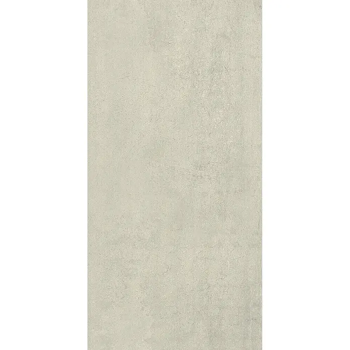 Feinsteinzeug in weißer Betonoptik 30x60 - Italienische Fliesen -  - Helle beigegraue Texturfliese mit subtiler Beton- oder Steinoberfläche.