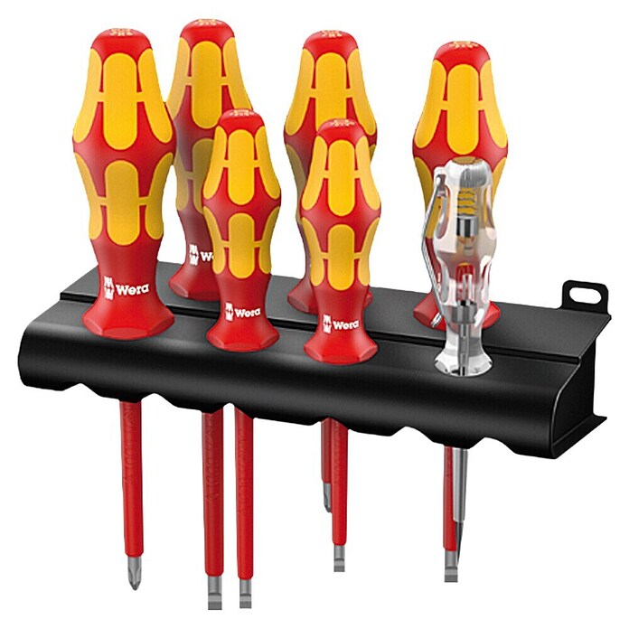 Wera Set schroevendraaiers Kraftform Plus VDE 160i/7 (7-delig)