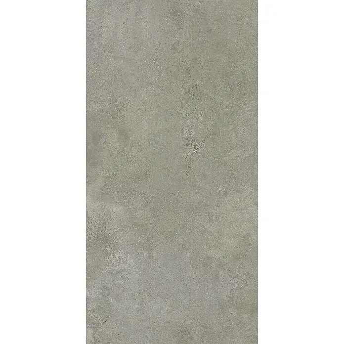 Feinsteinzeug strukturierter grauer Betonoptik 30x60 - Italienische Fliesen -  - Graue Oberfläche mit Betonoptik und gesprenkelter Textur.