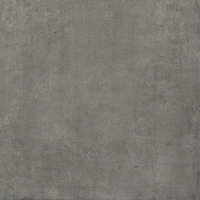 Feinsteinzeug in zeitgenössischer dunkelgrauer Betonoptik 60x60 -  - Dunkelgraue Beton- oder Steintextur mit subtilen Variationen, ideal für moderne Oberflächen.