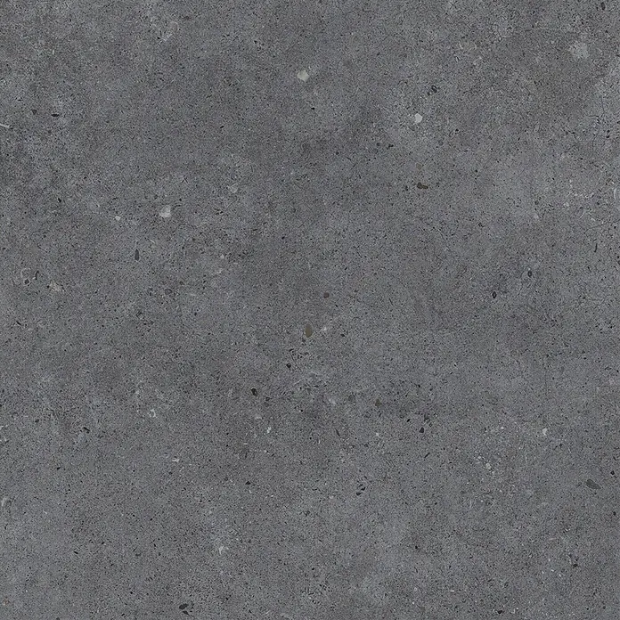 Feinsteinzeug in anthrazit Betonoptik 60x60 - Italienische Fliesen -  - Dunkelgraue gesprenkelte Betontextur.