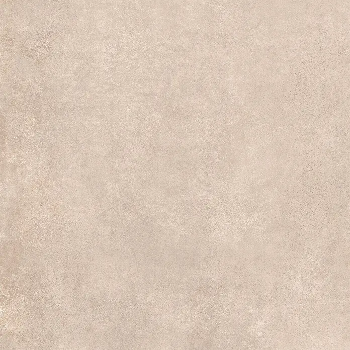 Feinsteinzeug in moderner beiger Betonoptik 60x60 - Italienische Fliesen -  - Helle beigefarbene strukturierte Fliese, die Beton oder Stein ähnelt, mit matter Oberfläche.