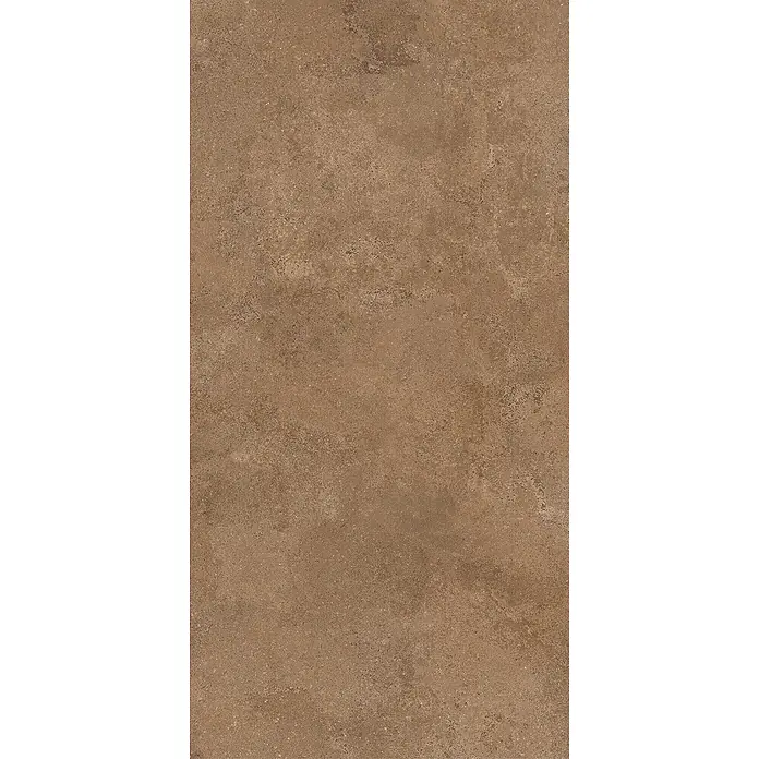 Feinsteinzeug in strukturierter brauner Betonoptik 60x120 - Ital. Fliesen -  - Braune, texturierte Fliese mit natürlichem Stein- oder Beton-Look.