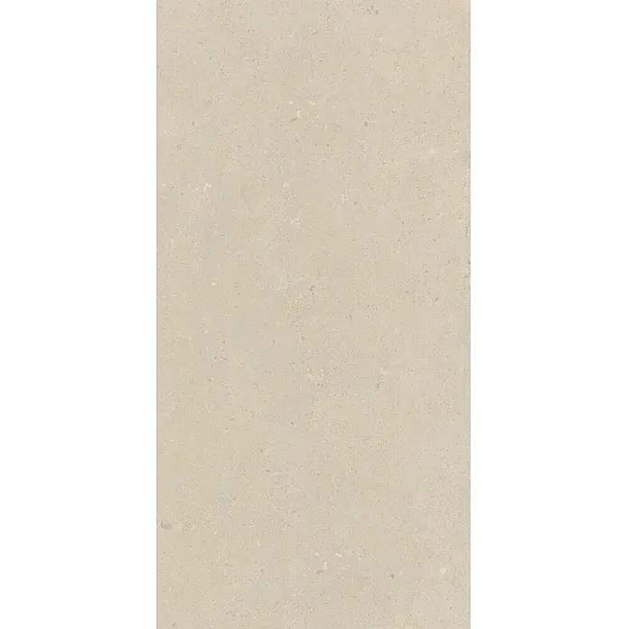 Feinsteinzeug in matter beiger Betonoptik 30x60 - Italienische Fliesen -  - Sandfarbene Fliese in Terrazzo-Optik, geeignet für Böden und Wände.