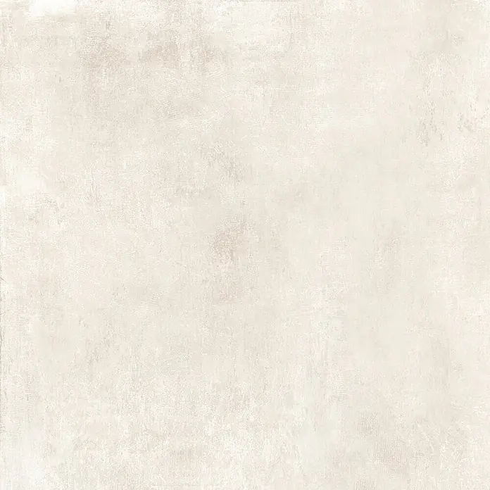 Feinsteinzeug in elfenbeinfarbener Harzoptik 80x80 - Italienische Fliesen -  - Helle beige, strukturierte Oberfläche mit dezenten Used-Details, ideal für Inneneinrichtungen.