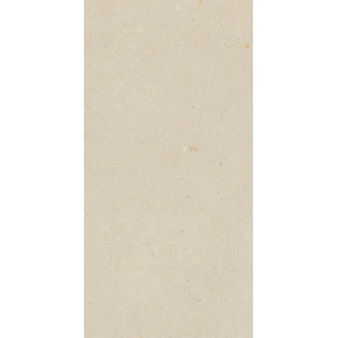 Feinsteinzeug in matter beiger Betonoptik 30x60 - Italienische Fliesen -  - Helle beige gesprenkelte Fliesenoberfläche für Böden und Wände.