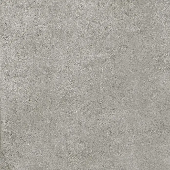 Feinsteinzeug in moderner dunkelgrauer Betonoptik 80x80 - Ital. Fliesen -  - Graue Oberfläche in Betonoptik mit subtiler Textur.